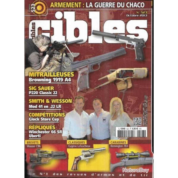 cibles 523 browning 1919 a4 cal.30, s&w mod.41, tanfoglio stock III, eug�ne lefaucheux , le fal part