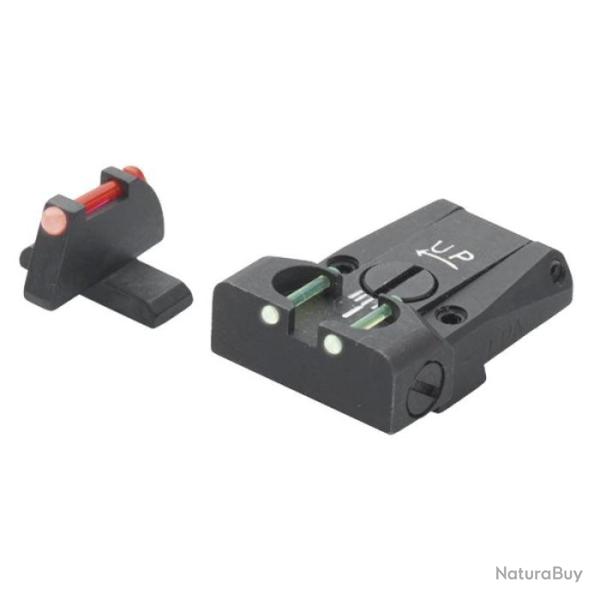 Hausse R�glable et Guidon LPA pour Sig Sauer P229 - Insert Fibre Optique