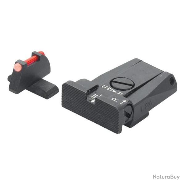 Hausse R�glable et Guidon LPA pour Beretta 8000 Cougar, 92A1, 98A1 - Fibre Optique - 1