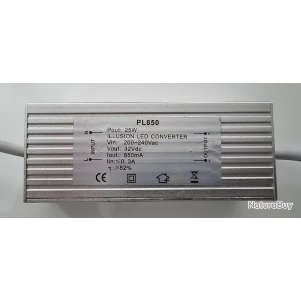 Driver Led 850mA 25W 240V