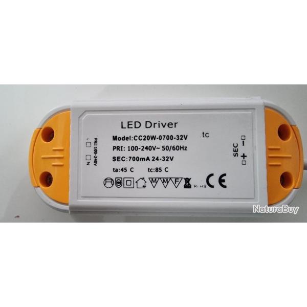 Driver Led 700mA 20W 240V