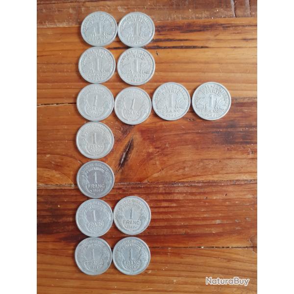 LOT PIECES ANCIEN FRANC