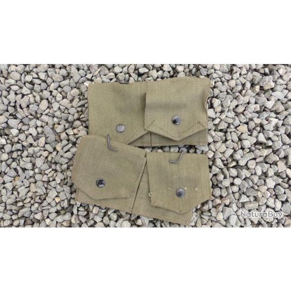 MAS 49 PAIRE DE PORTE CHARGEURS Mod 50 TOILE, Mod TAP