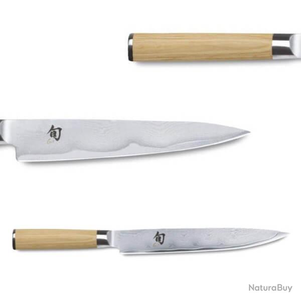 DM.0704W-Couteau  trancher japonais Kai Shun Classic White
