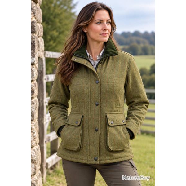 Veste  tweed  femme ajuster