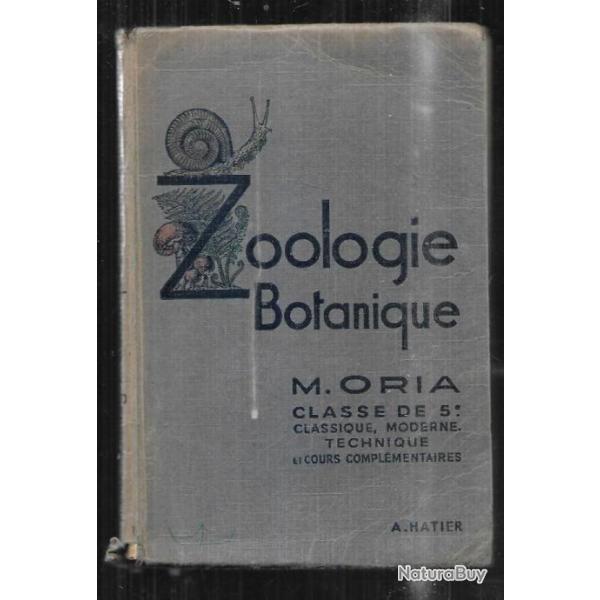 zoologie botanique classe de 5e 1950