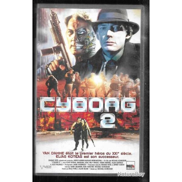 cyborg 2 avec angelina jolie , �lias koteas , science fiction , vhs