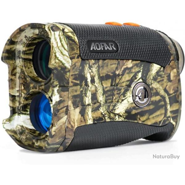 T�l�m�tre de Chasse 1200 m�tres Imperm�able � l'Eau 6X 25mm Batterie Libre AOFAR HX-1200T