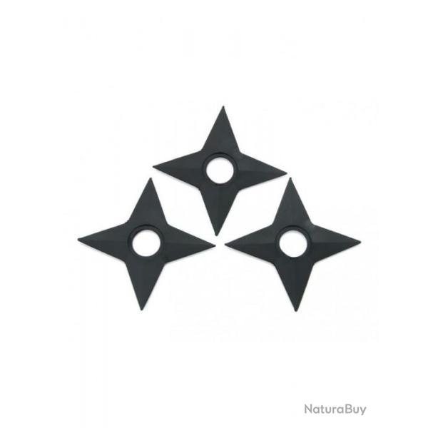 r�f�rence ET25, ensemble de trois �toiles de jet quatre branches en caoutchouc