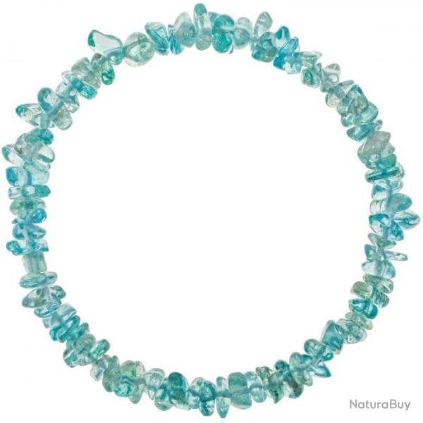 Bracelet en apatite n�on - perles baroques