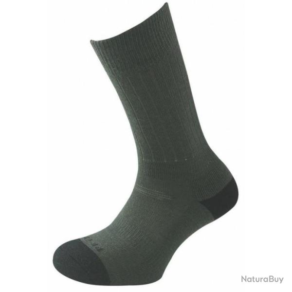 Chaussettes de l'Arm�e fran�aise (vert OTAN)made in France (lot de 5paires) CLIMAT TEMPERE