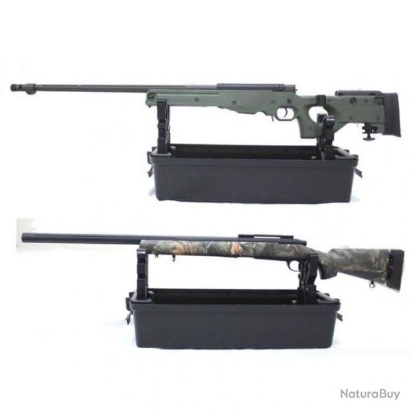 MALLETTE OUTIL 61CM NOIR ET VERTE AVEC SUPPORT ARME