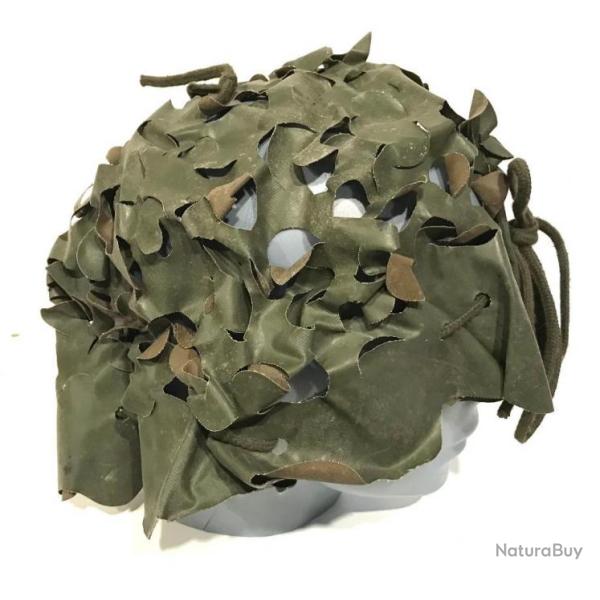 1 Filet de camouflage pour casque, salade, rversible vert / marron. Casque modle 51