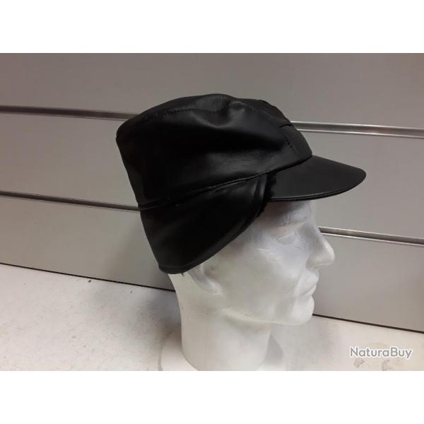 7174 CASQUETTE MANUFRANCE CHAUDE NOIR TAILLE 54 NEUF