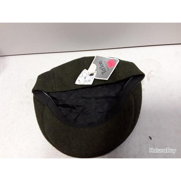 7175 CASQUETTE TEFLON COLVERT VERT TAILLE 54 NEUF