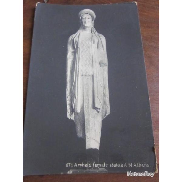 CP  STATUE ARCHAIC  FEMME