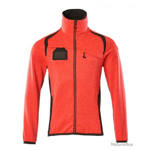 Pull Polaire zipp� MASCOT� ACCELERATE SAFE 19403-316 XL Hi-vis rouge/Anthracite fonc�
