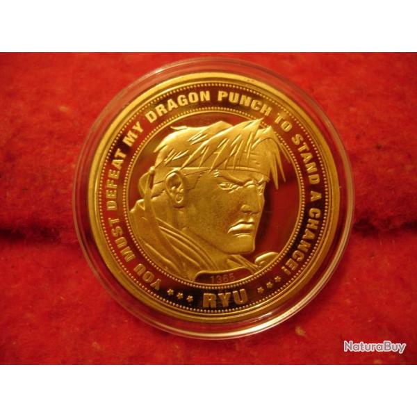 M�daille de collection Street Fighter