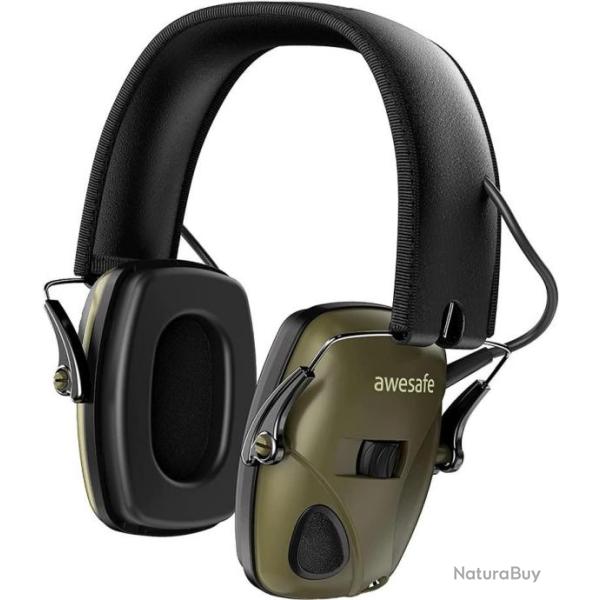 Casque de Tir Antibruit Electronique R�duction du Bruit Maximisation du Son S�curit� Electronique