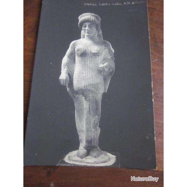 CP  STATUE FEMME A M ATHENS