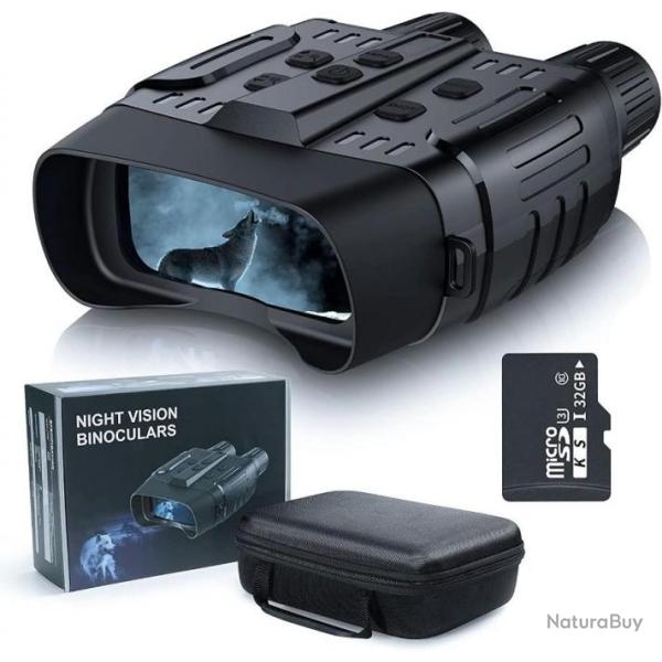 Jumelle Vision Nocturne de Chasse Vision Nocturne 4X Zoom Num�rique + CARTE SD 32GO