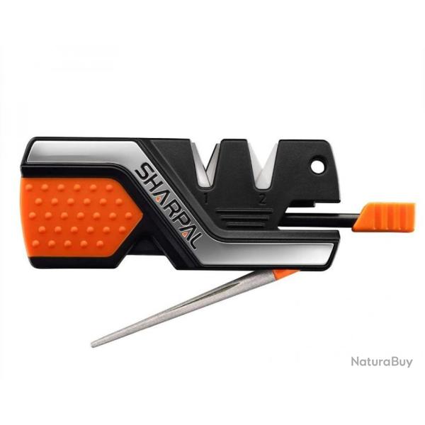 Aff�teur Pour Couteaux de Poche Outil de Survie 6en1 Avec Un Allume Feu Tige d'affutage Diamant�e