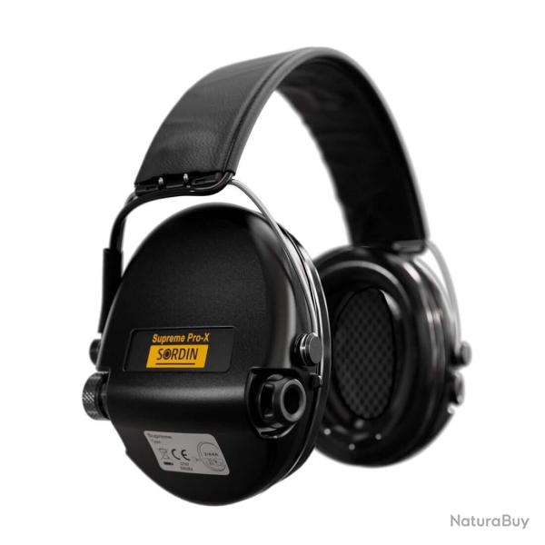 Sordin SUPREME PRO X Noir - Serre-t�te