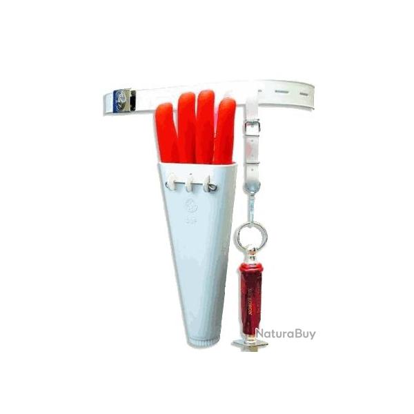 FOURREAU 4 COUTEAUX + CEINTURE FUSILS