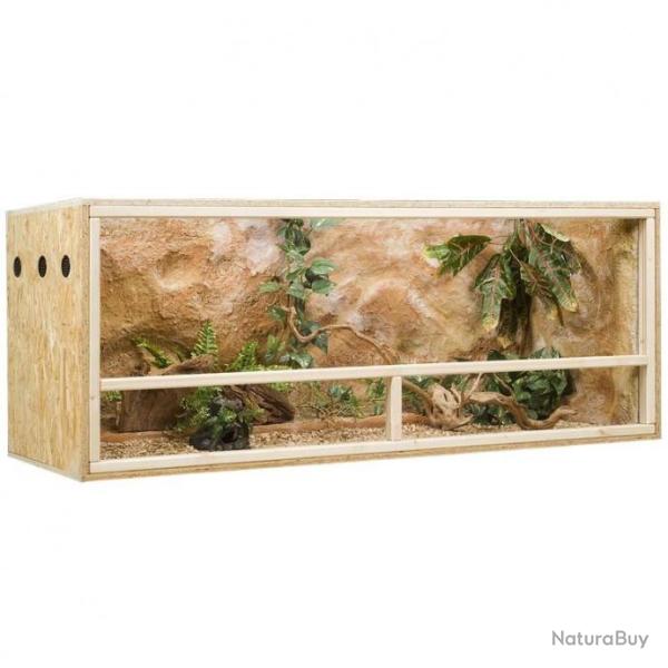 TERRARIUM XXL OSB 150x60x60 cm neuf serpent reptile grand terrarium NEUF cielterre-commerce