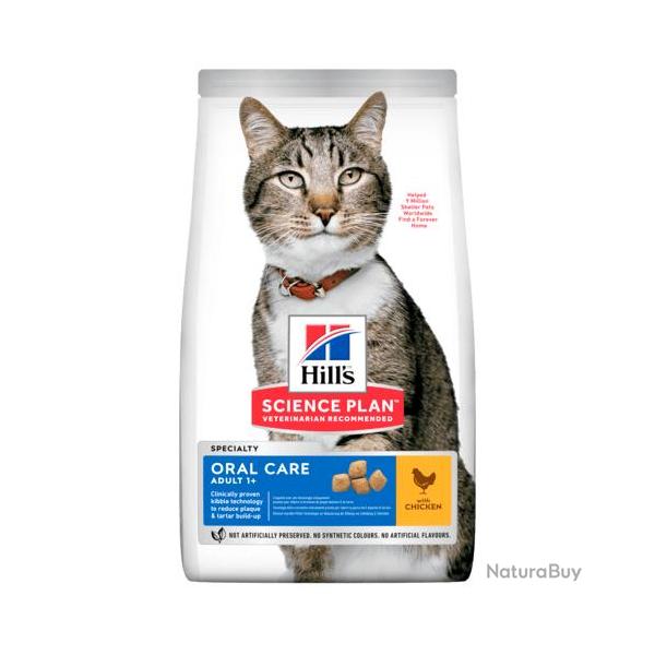 HILLS FELINE ADULT ORAL CARE POULET 1.5KGS