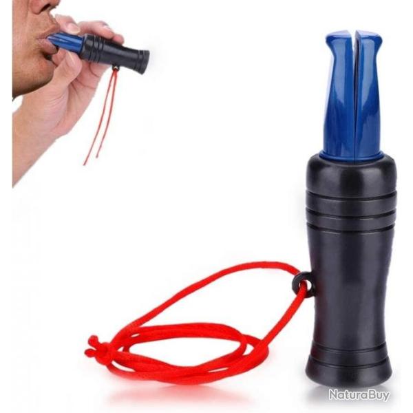 Sifflet de Canard Accessoire de Chasse Ext�rieur de Appelant de Canard de PVC Durable