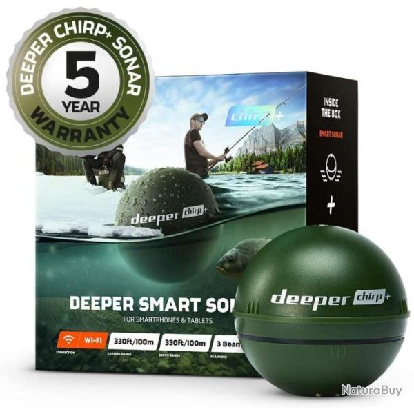 Sondeur De Poisson Sonar de Peche Lan�able WIFI D�tecteur de Poissons de Profondeur avec GPS int�gr�