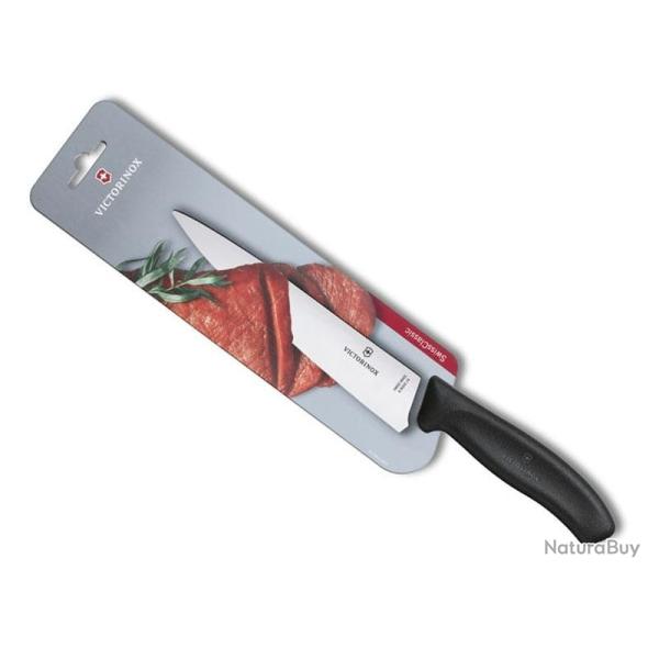 FRED267 COUT.DECOUPER VICTORINOX SWISSCLASSIC 22CM NOIR /CARTE NEUF