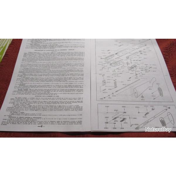 notice de demontage montage reglage et eclat� de la X 51BIS