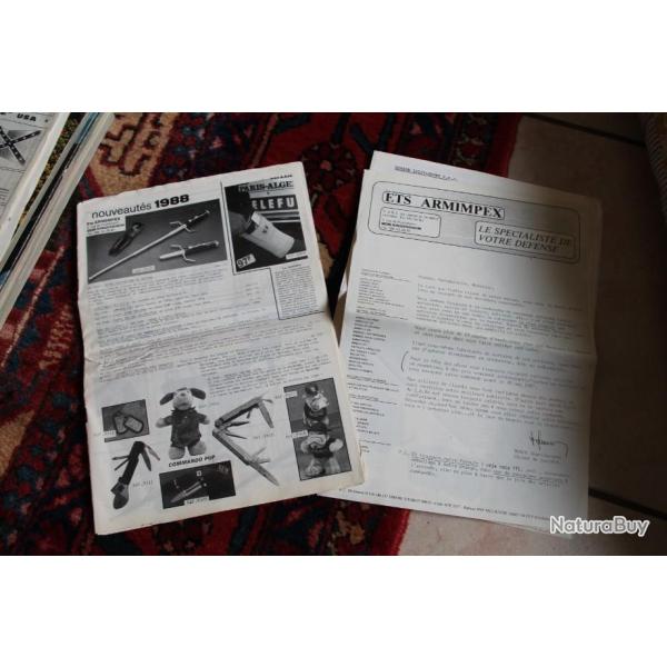 catalogue Arminpex de 1987 et 1988