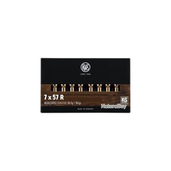 Munitions RWS Cal.7x57R KS 10.5g 162gr par 20