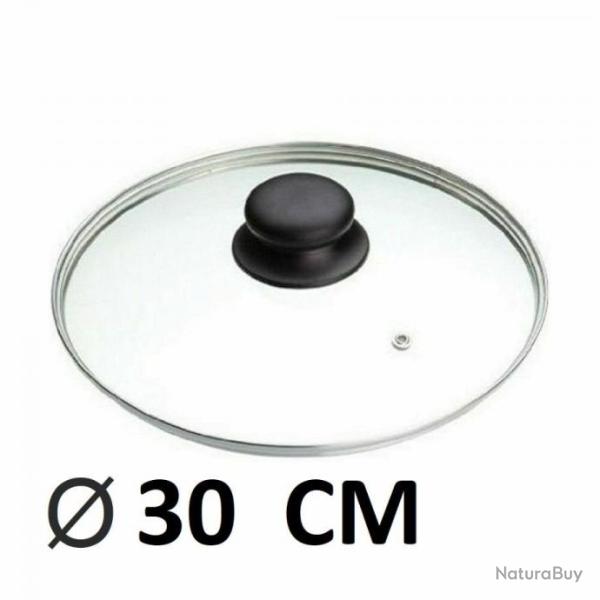 COUVERCLE DE CASSEROLE en VERRE � 30 CM