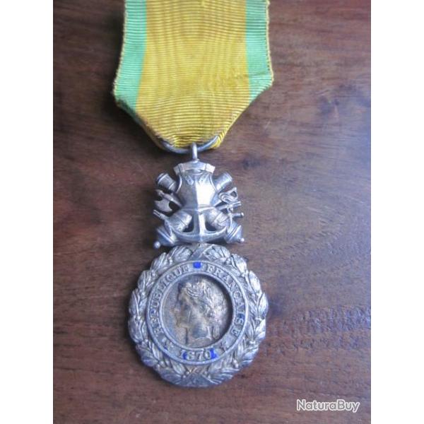 Medaille VALEUR DISCIPLINE 1870