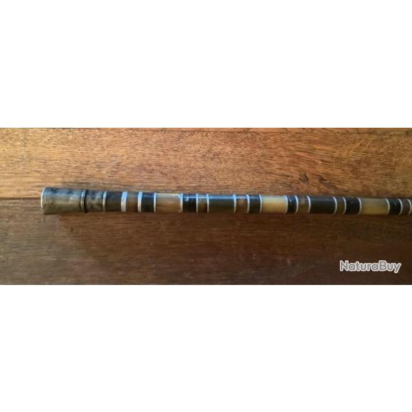 Canne ancienne  en corne et pommeau en argent Afrique du Sud .pour collectionneur de cannes.