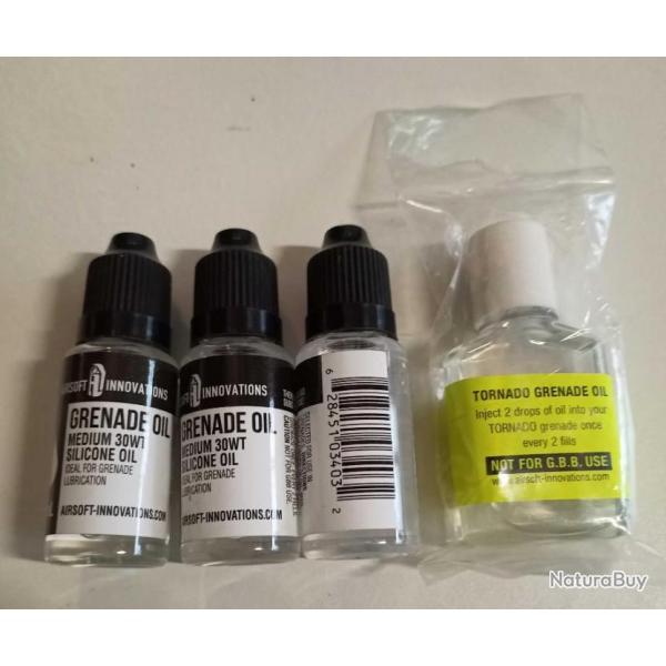 Huile pour lubrification grenande Tornado