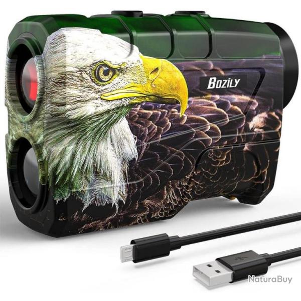 T�l�m�tre de Chasse 1500 Yards T�l�m�tre de Tir � l'arc avec Scan Angle et Distance de Ligne X6