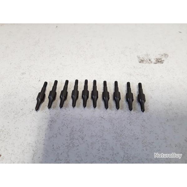 7810 LOT DE 10 POINTES DE FL�CHES POUR ARC NEUF