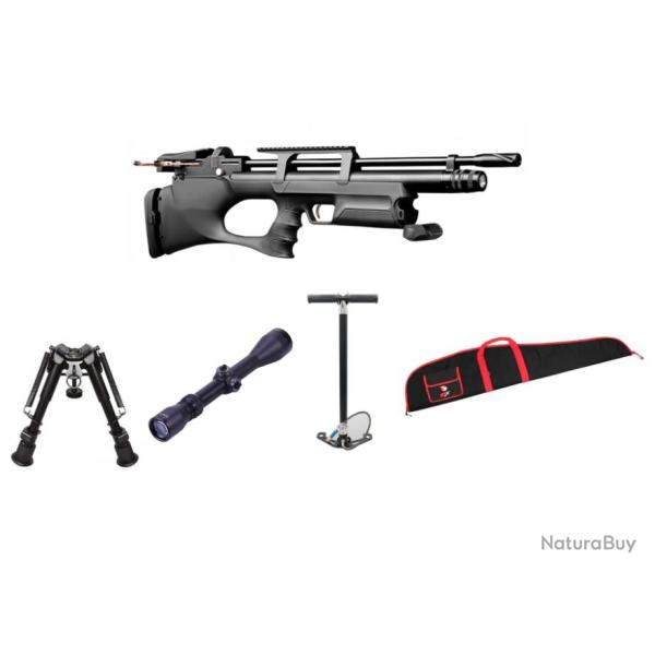 Carabine KRAL SINT S. PCP 4,5 mm, 19,9 juil.+ barre anti-bombe Zasdar 275 Bar + lunette Mildot-2