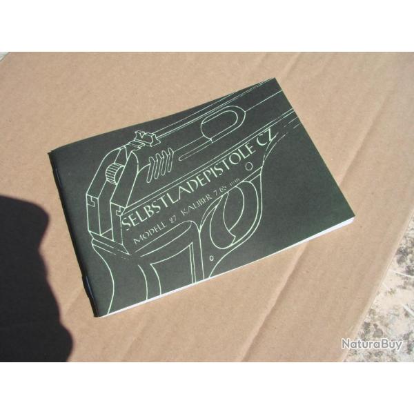 Livre technique pistolet CZ 27