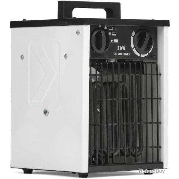 Chauffage soufflant �lectrique 2000W 186m3/h - Livraison gratuite et rapide