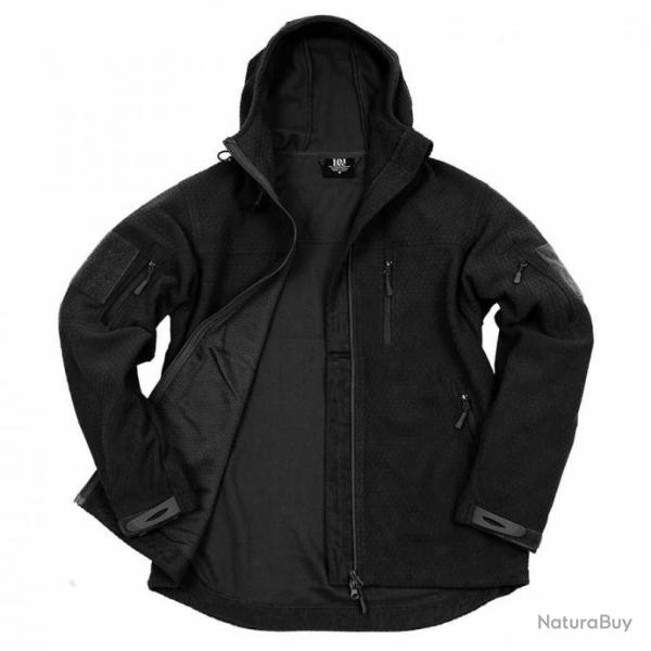 Veste Polaire Hexagone Respirante noire
