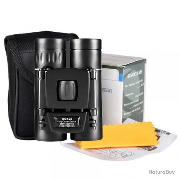 Jumelles Professionnelles Pliables Portables 200x25 Petit Zoom Faible Luminosit� Vision Nocture