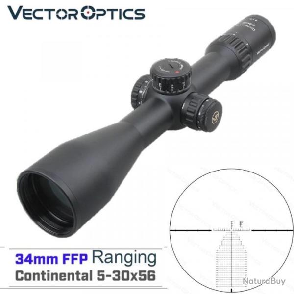 Continental ranging hd ffp  5-30x56 mrad 34mm Vector optics