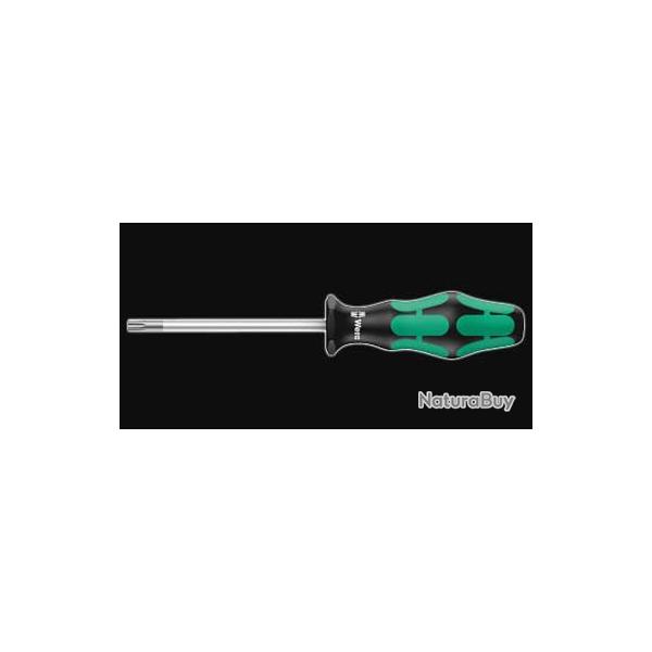 Tournevis Torx 367 avec fonction de retenue WERA TX25