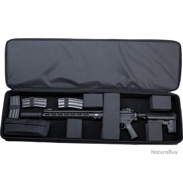 MALLETTE SEMI-RIGIDE 110CM NOIRE S&T ARMAMENT